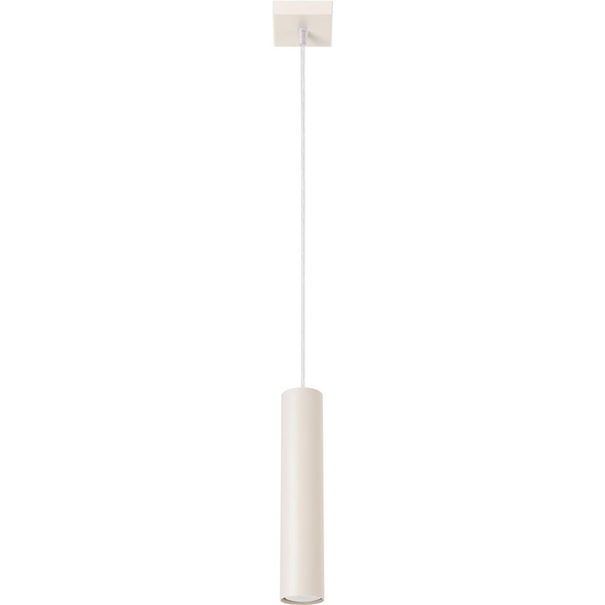 Lámpara colgante LAGOS 1xGU10/10W/230V color crema