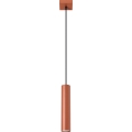Lámpara colgante LAGOS 1xGU10/10W/230V rojo
