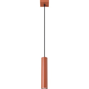 Lámpara colgante LAGOS 1xGU10/10W/230V rojo