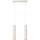 Lámpara colgante LAGOS 2xGU10/10W/230V color crema