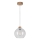 Lámpara colgante LAGUNA 1xE27/60W/230V roble