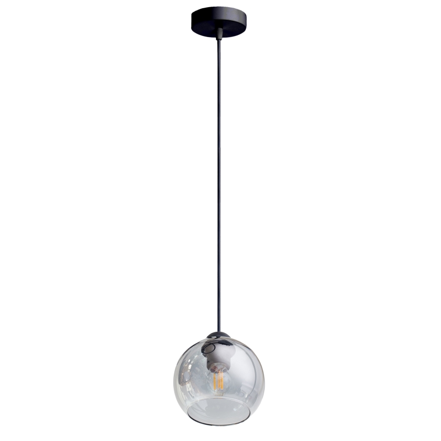 Lámpara colgante LATIL 1xE27/60W/230V negro