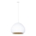 Lámpara colgante LAVA 1xE27/15W/230V blanco/dorado