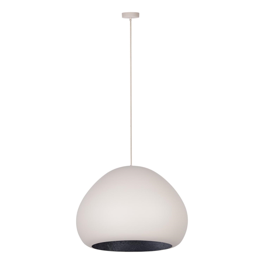 Lámpara colgante LAVA 1xE27/15W/230V color crema/negro