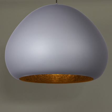 Lámpara colgante LAVA 1xE27/15W/230V gris/negro