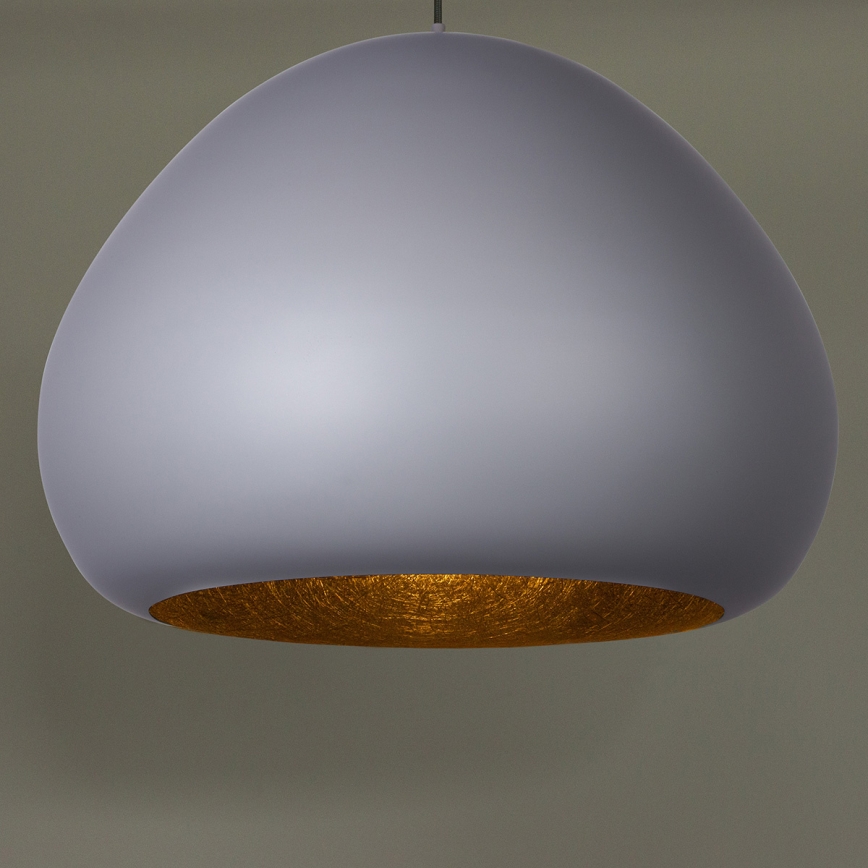 Lámpara colgante LAVA 1xE27/15W/230V gris/negro