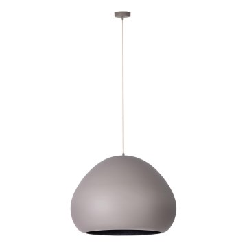 Lámpara colgante LAVA 1xE27/15W/230V taupe/negro