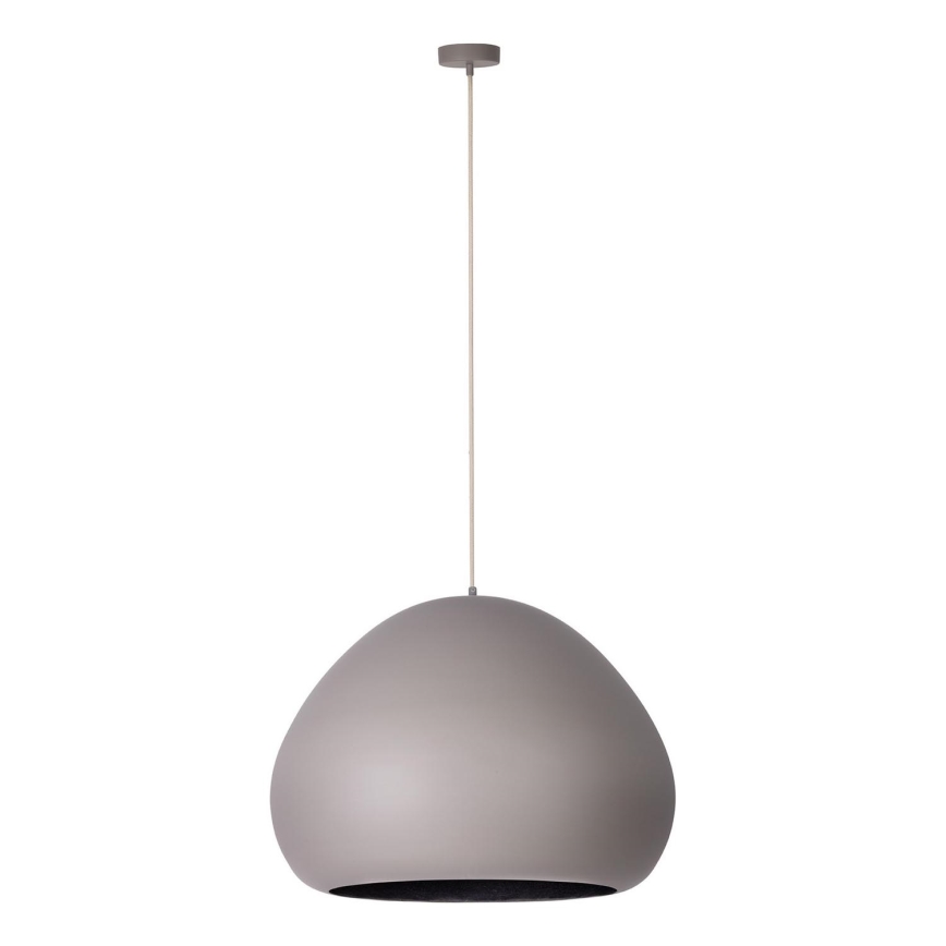 Lámpara colgante LAVA 1xE27/15W/230V taupe/negro