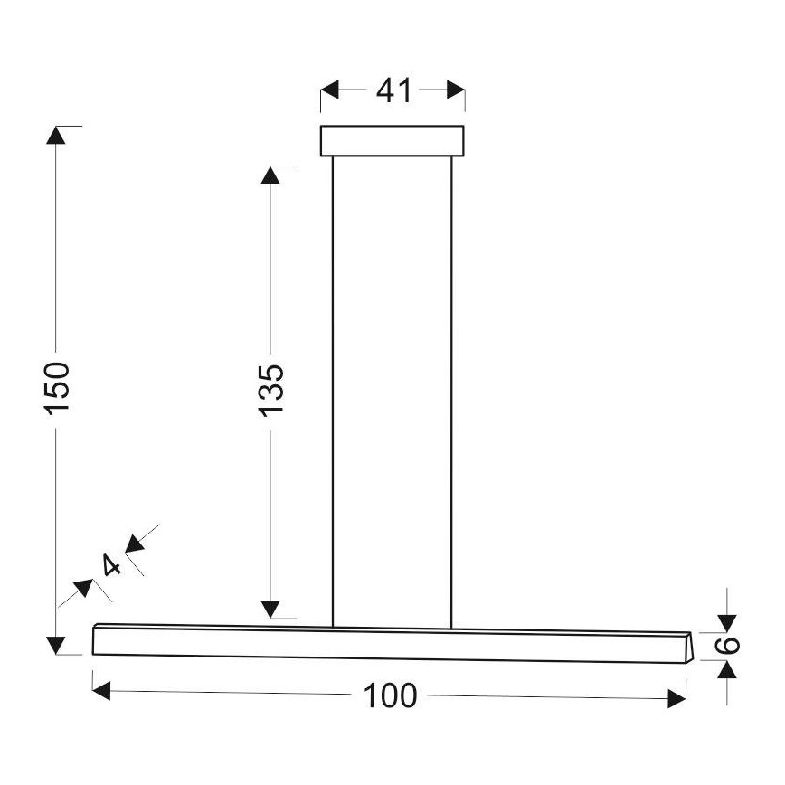 Lámpara colgante LED COCONUT LED/28W/230V
