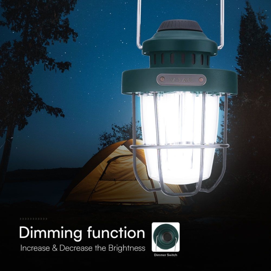 Lámpara LED recargable de exterior regulable LED/5W/5V 2700-6500K IP44