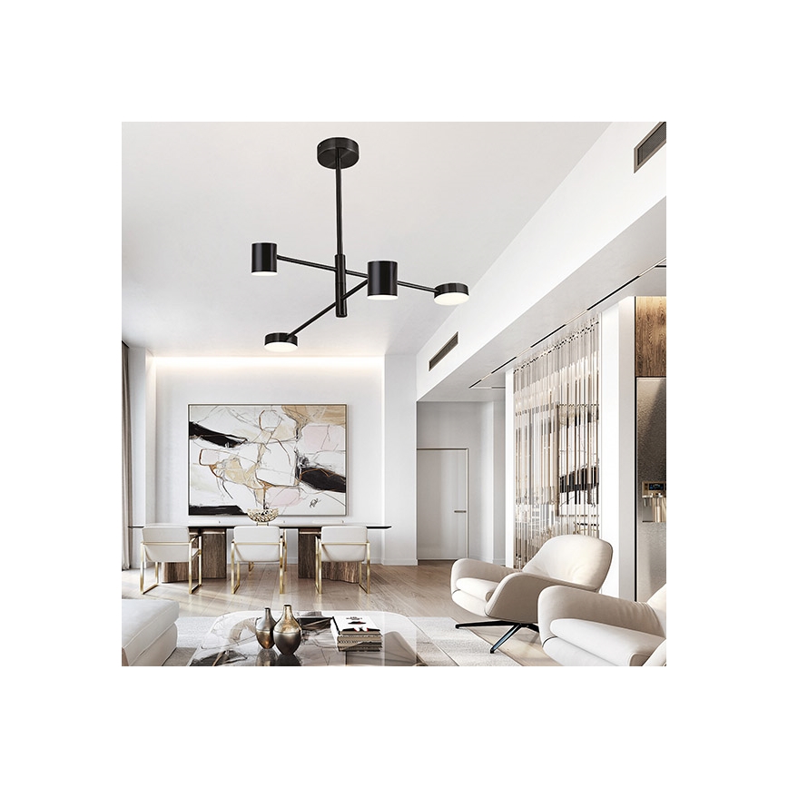 Lámpara colgante LED LED/24W/230V 3000K negro