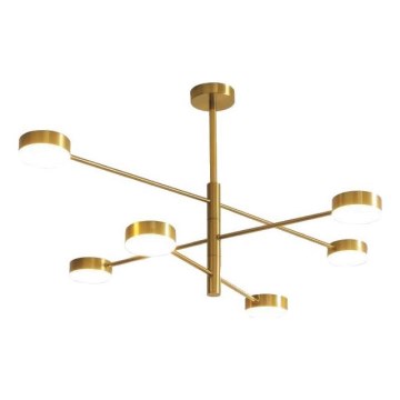 Lámpara colgante LED LED/30W/230V 3000K dorado