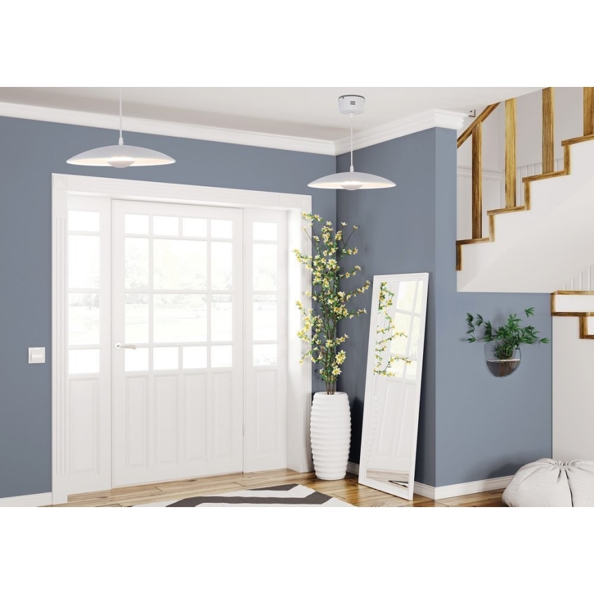 Lámpara colgante LED LUND LED/10W/230V blanco