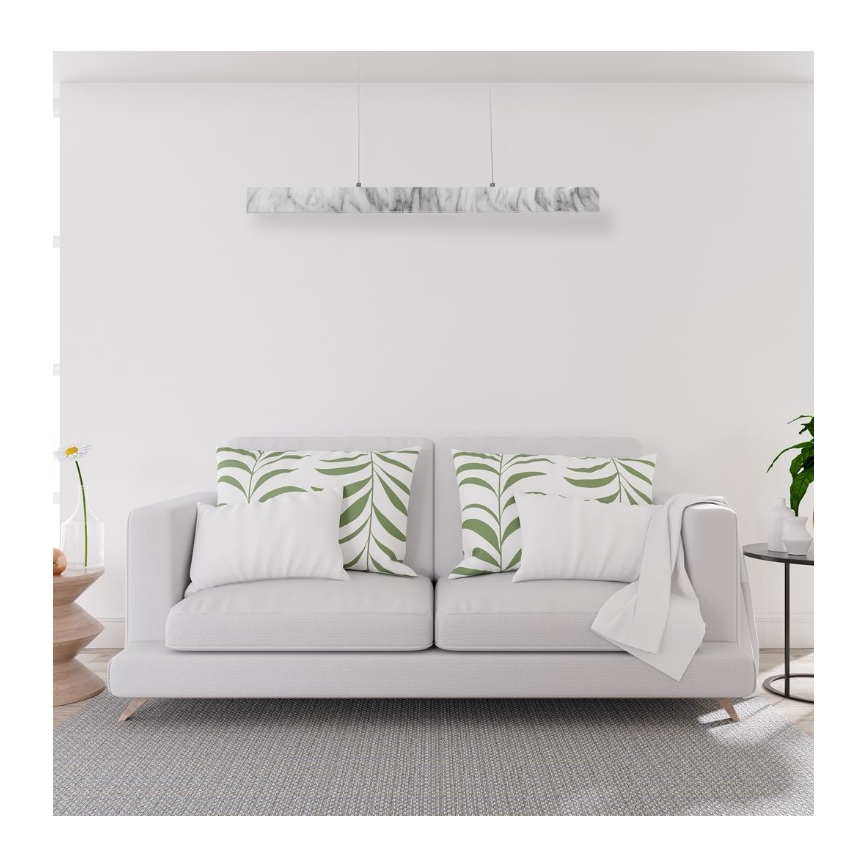 Lámpara Colgante LED PIERCE LED/18W/230V blanco/gris