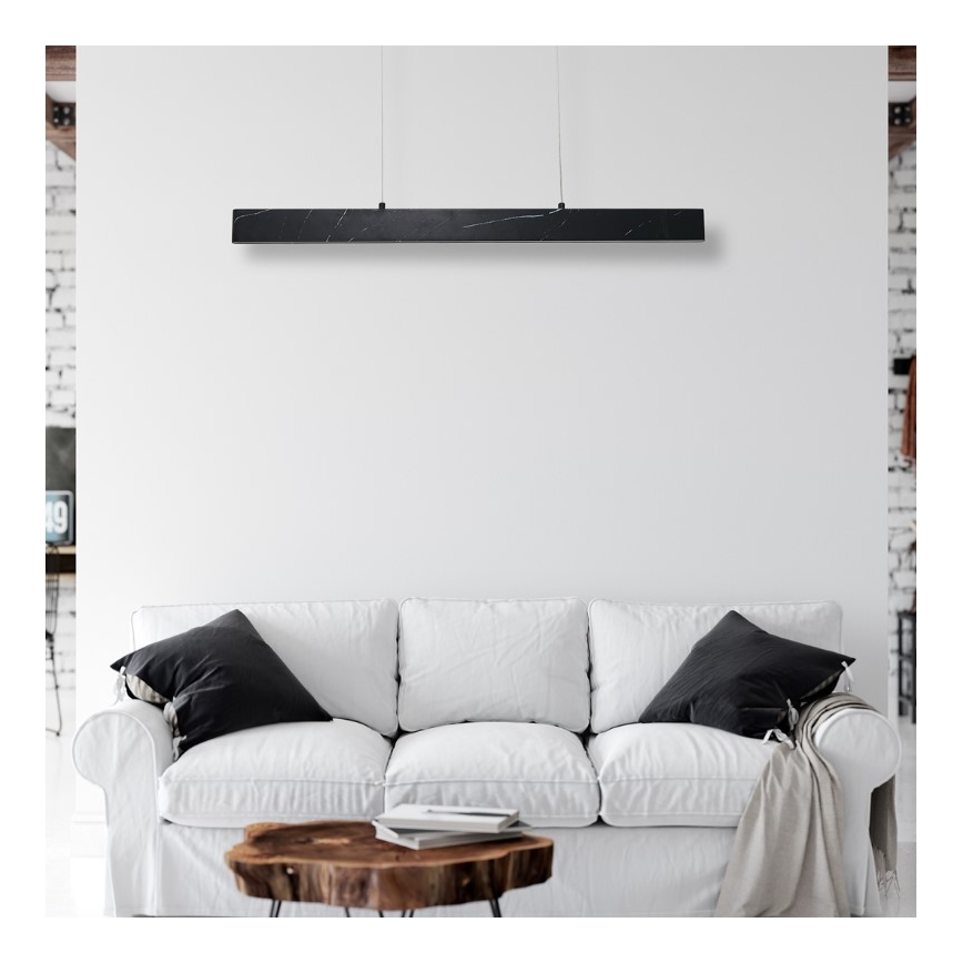 Lámpara Colgante LED PIERCE LED/18W/230V negro