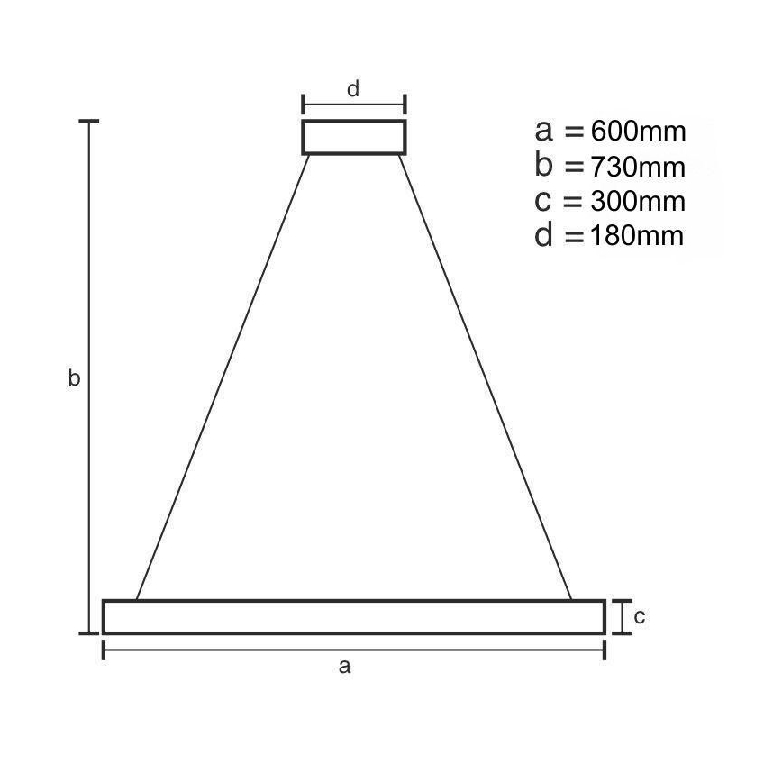 Lámpara de araña de cristal LED regulable en un poste LED/80W/230V 3000-6500K dorado + control remoto