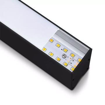 Lámpara colgante LED SAMSUNG CHIP 1xLED/40W/230V 4000K negro