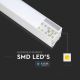 Lámpara colgante LED SAMSUNG CHIP LED/40W/230V 4000K blanco