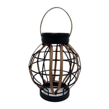 Lámpara colgante LED solar LED/0,1W/1,2V diá. 15 cm
