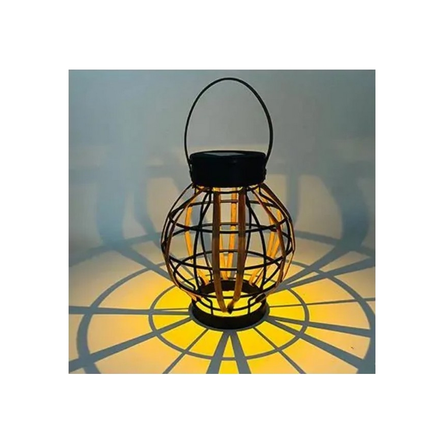 Lámpara colgante LED solar LED/0,1W/1,2V diá. 15 cm