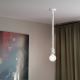 Lámpara colgante LEONARDO ROPE 1xE27/10W/230V blanco