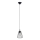 Lámpara colgante LEYO 1xE27/15W/230V negro