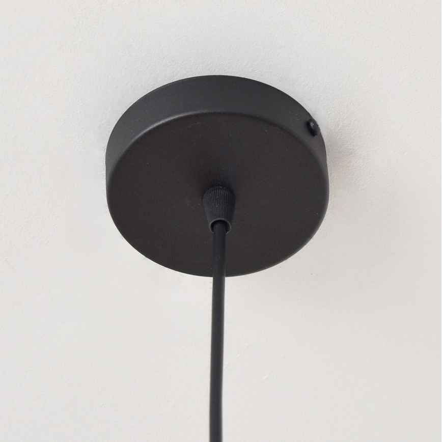 Lámpara colgante LILI 1xE27/15W/230V negro/gris
