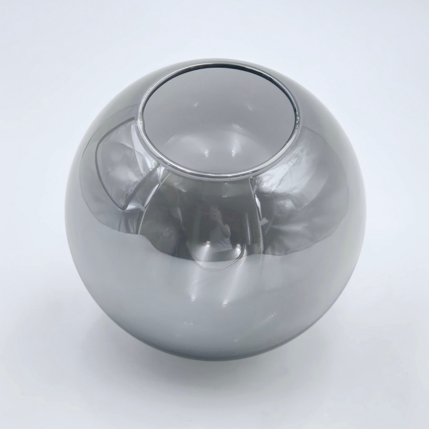Lámpara colgante LILOU 4xE14/5W/230V cromo mate/ahumado