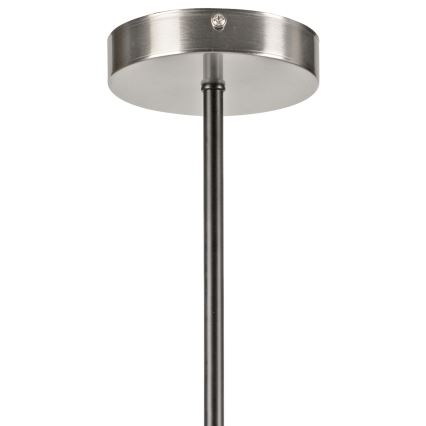 Lámpara colgante LILOU 4xE14/5W/230V cromo mate/ahumado