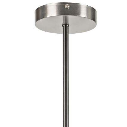 Lámpara colgante LILOU 6xE14/5W/230V cromo mate/ahumado