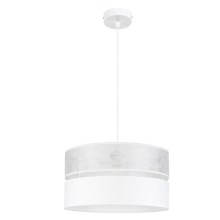 Lámpara colgante LIMA 1xE27/60W/230V blanco