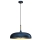 Lámpara colgante LINCOLN 1xE27/60W/230V diá. 45 cm azul
