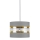 Lámpara colgante LIND 1xE27/60W/230V gris