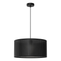 Lámpara colgante LOFT SHADE 1xE27/60W/230V diá. 40 cm negro