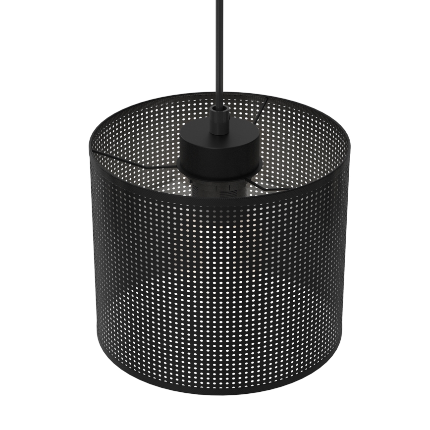 Lámpara colgante LOFT SHADE 3xE27/60W/230V negro