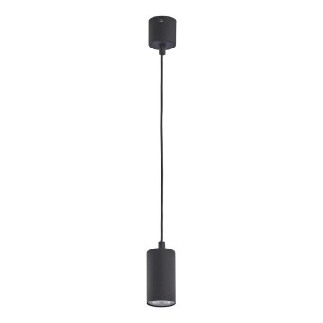 Lámpara colgante LOGAN BLACK 1xGU10/10W/230V