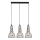 Lámpara colgante LONG 3xE27/60W/230V