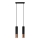 Lámpara colgante LOOPEZ 2xGU10/10W/230V negro/cobre