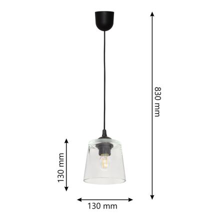 Lámpara colgante LUCEA 1xE27/15W/230V