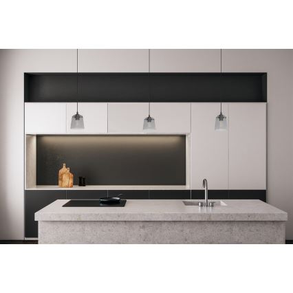 Lámpara colgante LUCEA 1xE27/15W/230V