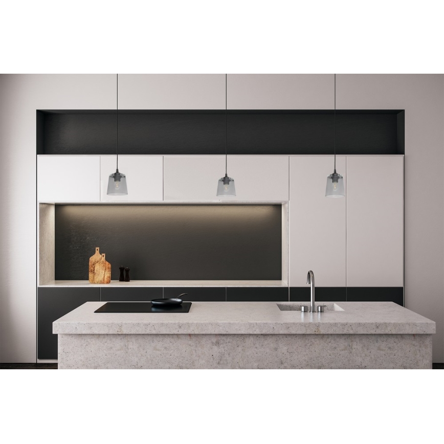 Lámpara colgante LUCEA 1xE27/15W/230V