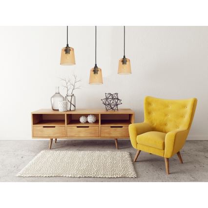 Lámpara colgante LUCEA 1xE27/15W/230V
