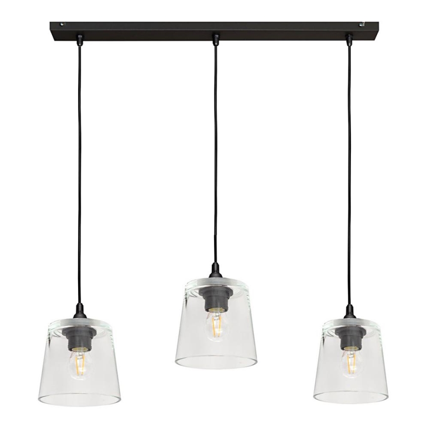 Lámpara colgante LUCEA 3xE27/15W/230V