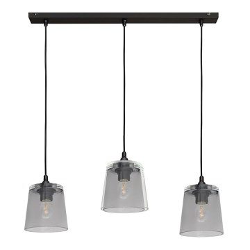 Lámpara colgante LUCEA 3xE27/15W/230V