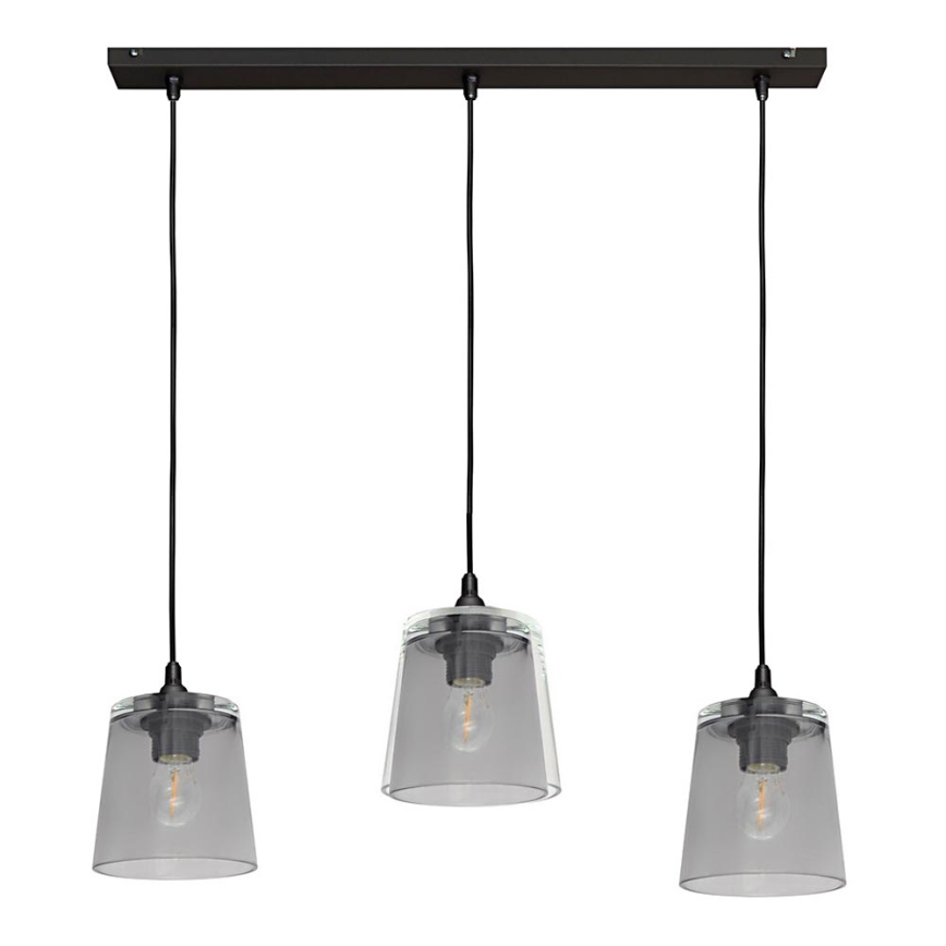 Lámpara colgante LUCEA 3xE27/15W/230V