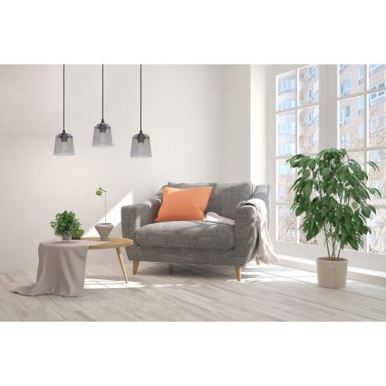 Lámpara colgante LUCEA 3xE27/15W/230V