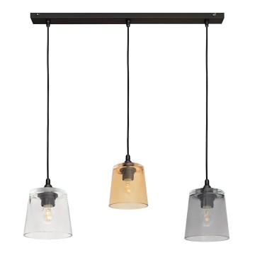 Lámpara colgante LUCEA 3xE27/15W/230V