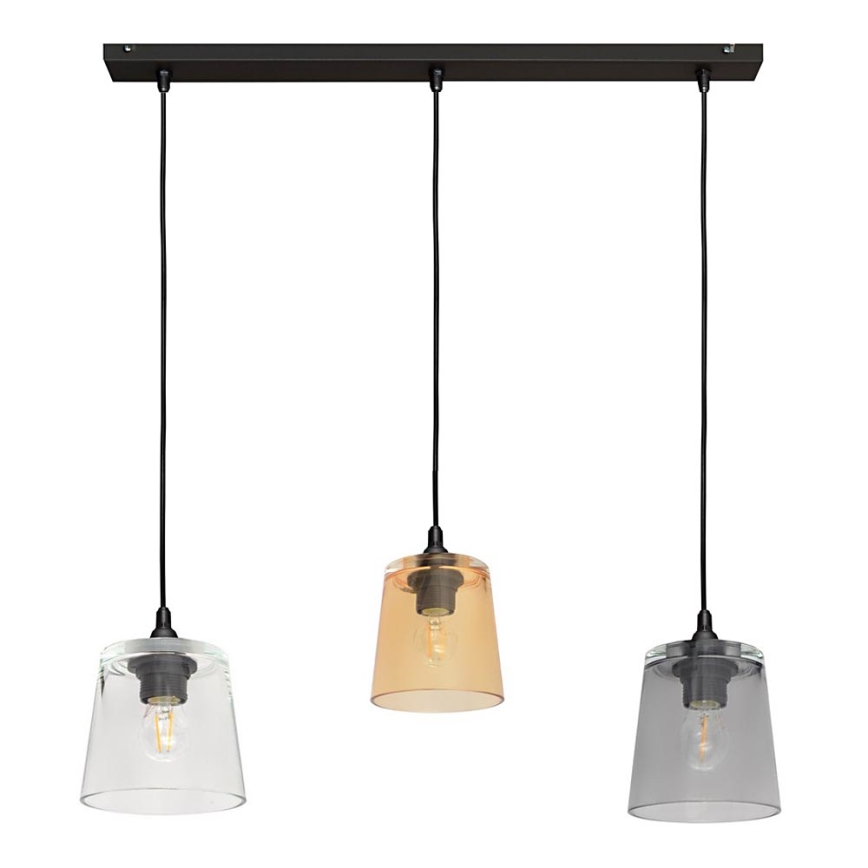 Lámpara colgante LUCEA 3xE27/15W/230V