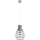 Lámpara colgante LUGO 1xE27/60W/230V negro/gris