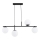 Lámpara colgante LUNA 4xE14/10W/230V negro